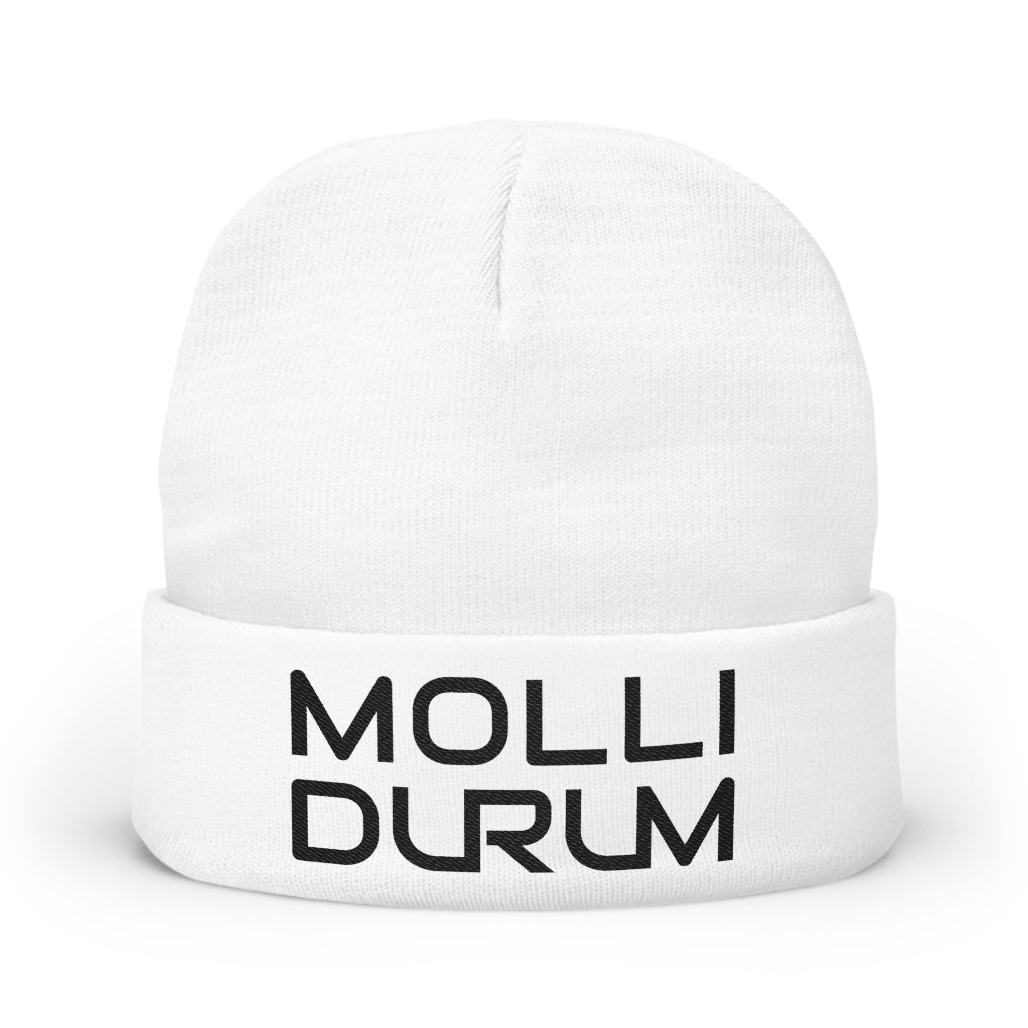 Embroidered Knit Beanie