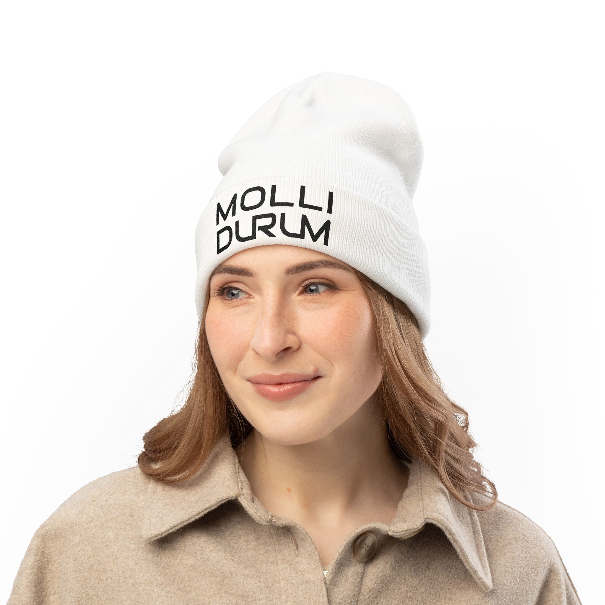 Embroidered Knit Beanie