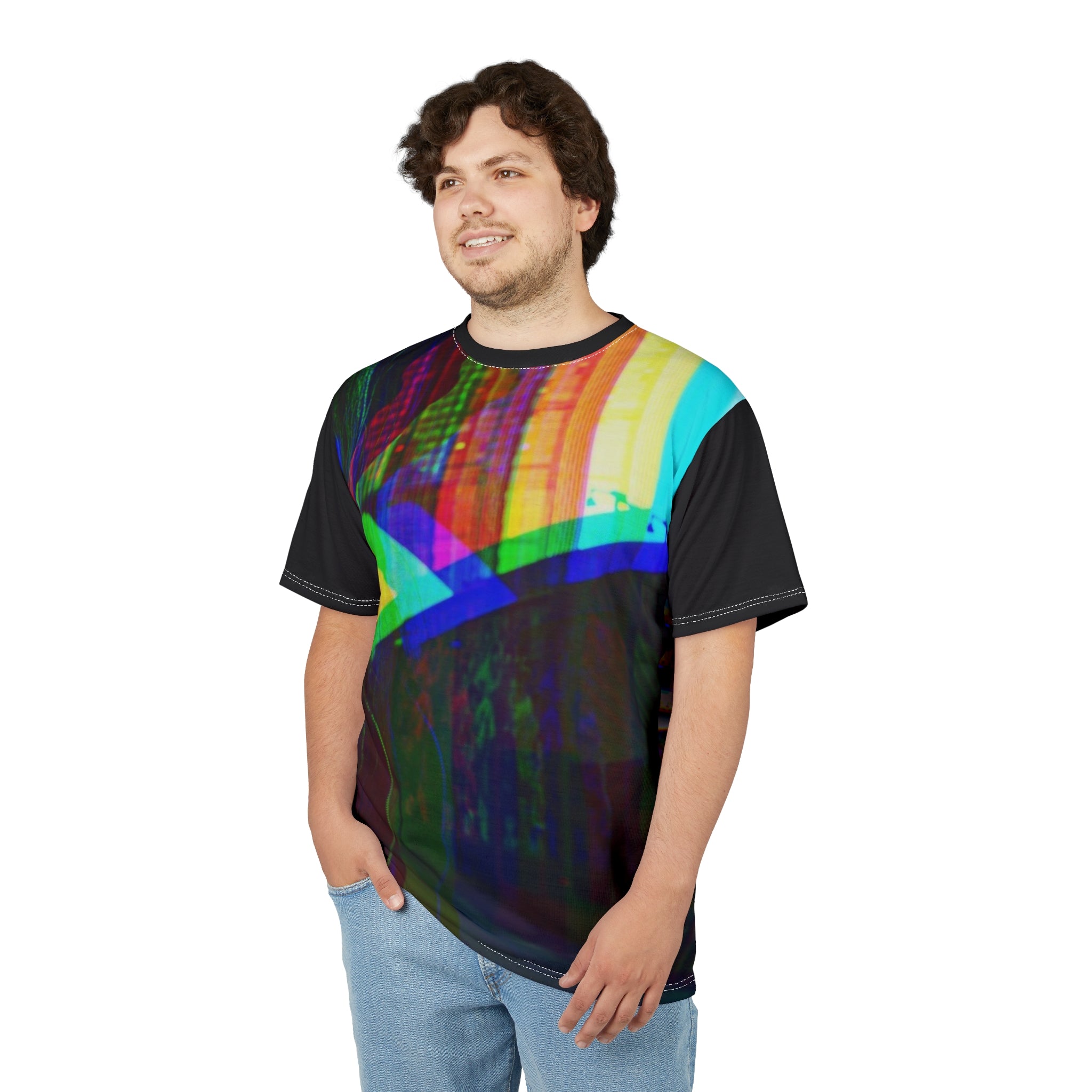 Abstract Glitch Art Tee